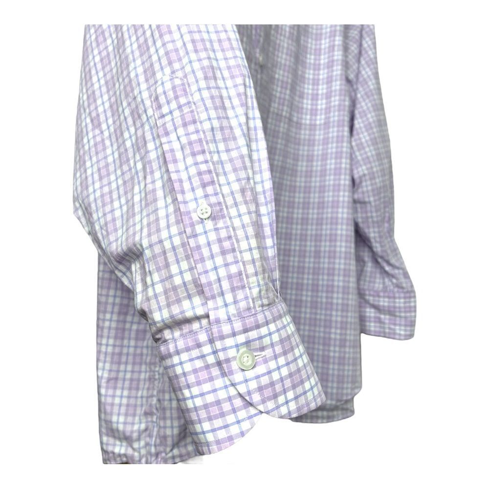 Proper Cloth Button Down Collared Shirt Lavender … - image 4